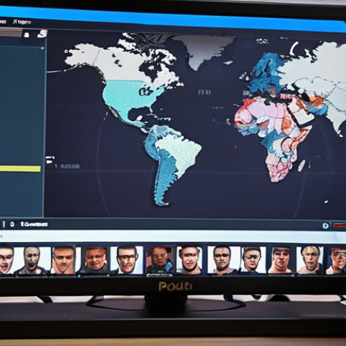 **A Polish streamer enthusiastically playing "Whiteout Survival" on their computer. The streamer is surrounded by gaming equipment and has a dedicated streaming setup. The screen shows the game with a complex base and ongoing battle. Chat window visible with positive and engaging comments in Polish.** (Focus: Captures the excitement of a streamer engaging with the game and their audience, localized with Polish language.)